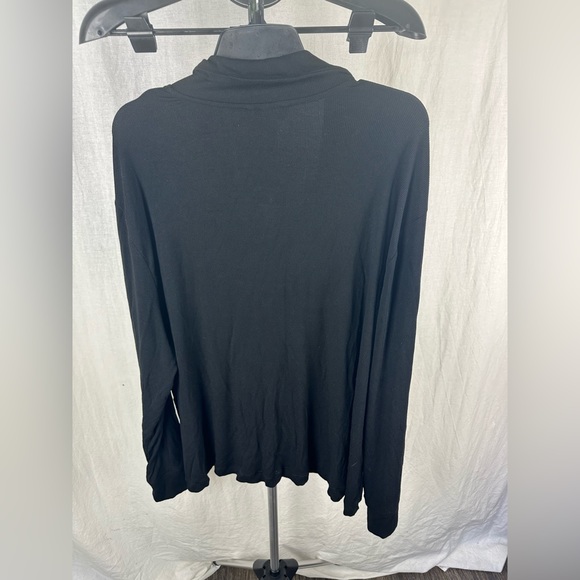 Skims SOFT LOUNGE LONG SLEEVE BLACK SLEEP TOP Size 4X (26-28)NWT - Picture 16 of 17